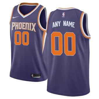 Men & Youth Customized Phoenix Suns Nike Purple Swingman Icon Edition Jersey